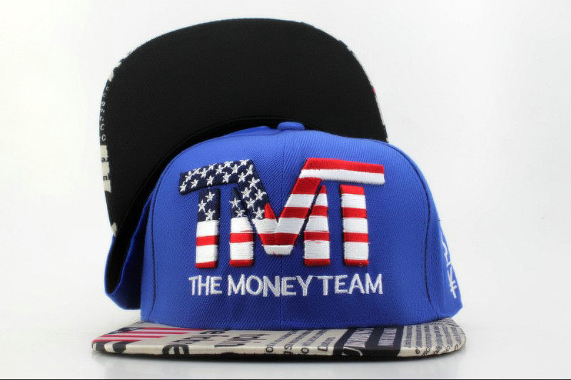 TMTThe Money Team Blue Snapback Hat QH 1 0701